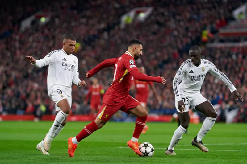 صلاح ضد ريال مدريد